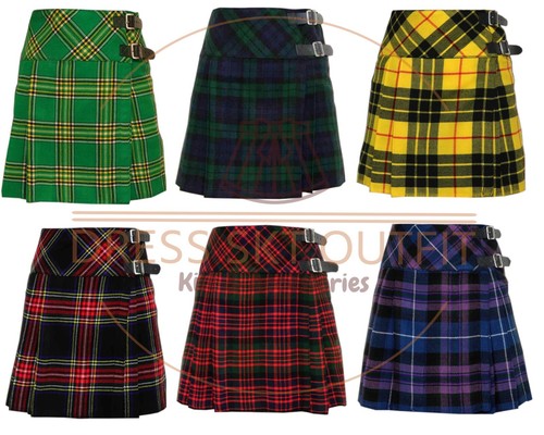 Minigonna tartan scozzese