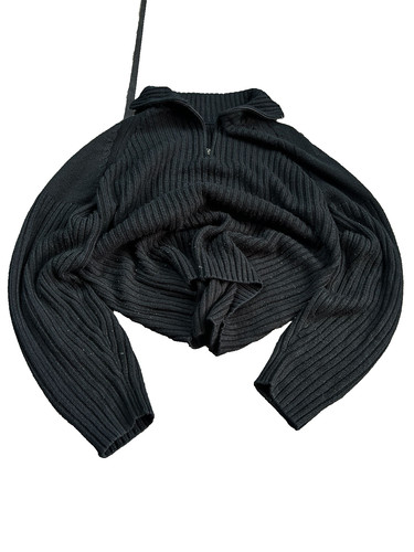 Maglione maglia nero - vintage, a