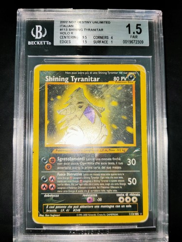 Pokemon shining tyranitar neo - pokemon,