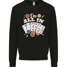 Felpa Uomo Poker I'm All In