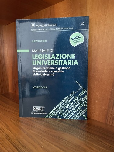 Manuale legislazione - manuale, di