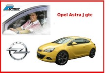 Deflettori aria per Opel Astra J GTC kit Parimor originale set antiturbo tuning