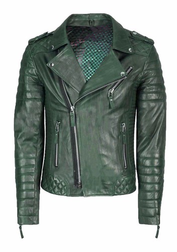 Giacca motociclista uomo verde - motociclista,