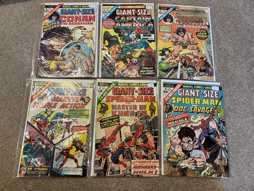 Giant size marvel comics - comics, x6