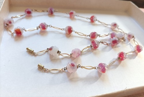 Collana lunga perle veneziane - collana,