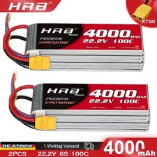 2 pezzi 22,2 V 4000 mAh 6S