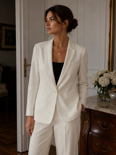 Blazer smoking zara avorio - blazer,