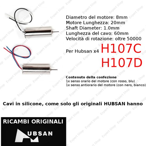 Originali hubsan due - originali, motori