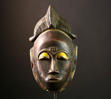 Maschera africana Baule legno