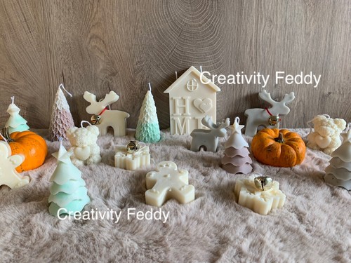 Candele natalizie artigianali - natalizie,
