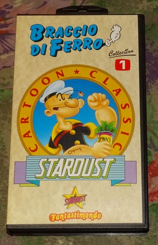 Vhs braccio ferro stardust - vhs,
