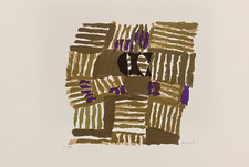 MARCELLO AVENALI (Roma 1912 -1981) Litografia Opera Astratta Firma Tiratura 