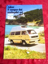 WESTFALIA, JOKER IL CAMPER DAI MOLTEPLICI USI - CATALOGO 6 PAGINE 1983