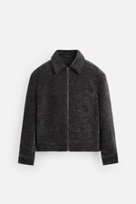 New Zara Men Textured Wrinkled