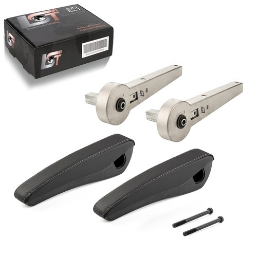 Set braccioli ecopelle nero - braccioli,