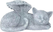 VNHATY Angelo Gatto Artigianato Ornamenti Resina Artigianato Giardino Design Dec