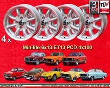 4 Cerchi BMW  VW Minilite 6x13