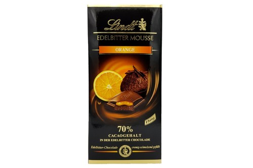 Lindt orange fine mousse - orange,
