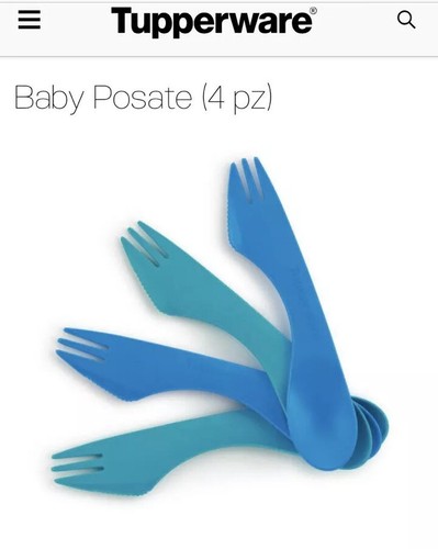 Tupperware baby posate 3 - tupperware,