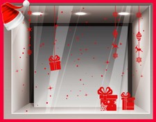 Vetrofanie Natale Adesivi