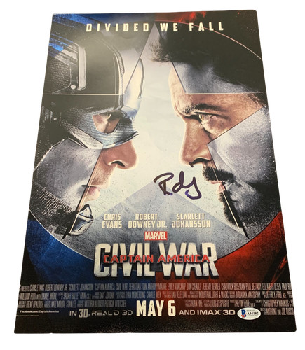 Robert downey signed - downey, jr