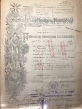 Foglio congedo 50 reggimento