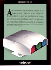 VideoProiettore Tritubo VIDIKRON TGS 550 - NUOVO ex-demo - tritube projector NEW