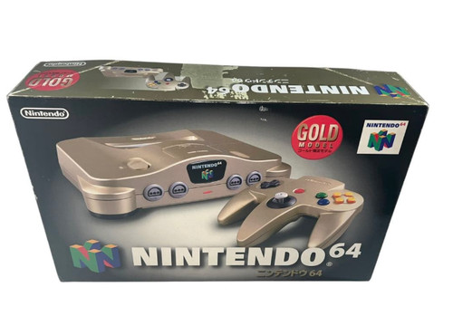 Nintendo n64 gold - 64,