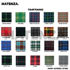 Tessuto tartan pesante 16 oz