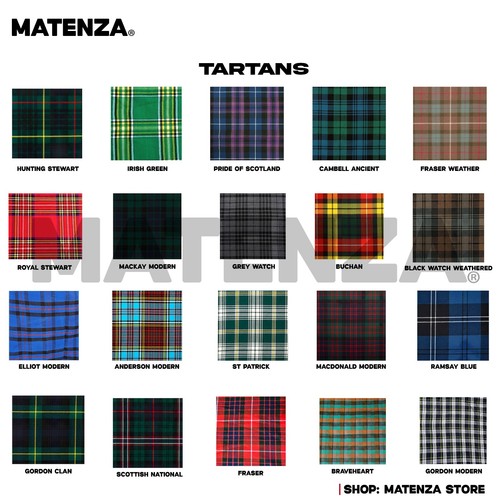 Tessuto tartan scozzese