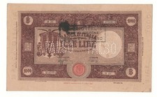 VINTAGE FAKE 1000 LIRE GRANDE
