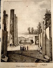 1843-POZZUOLI-TEMPIO GIOVE