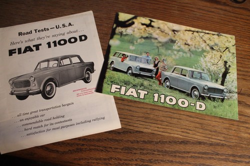 Fiat 1100 1964 depliant - 1100-d,