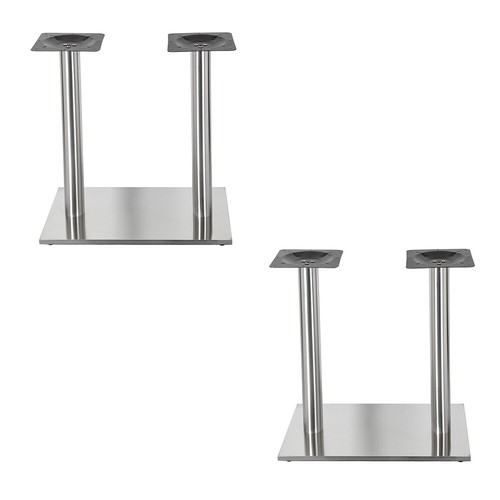 Base gamba tavolo - , inox