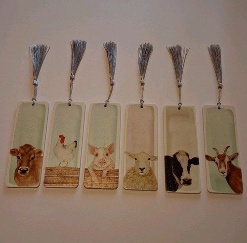 Langs wooden farm animal book - langs,