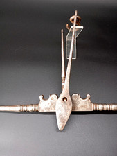 BILANCIA ANTICA ITALIANA IN FERRO PORTATA 50 KG PESI E MISURE STADERA PESO