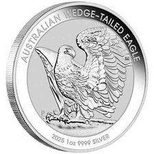 Australia 1 $ 2025 Wedge Tailed Eagle 1 oz argento 999 Perth Mint FDC