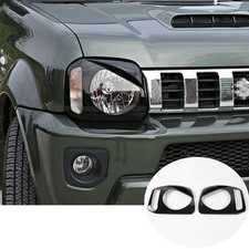 Black Front Headlight Trim