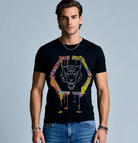 Shirt uomo lusso diamante - t-shirt,