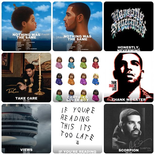 Drake album poster collezione