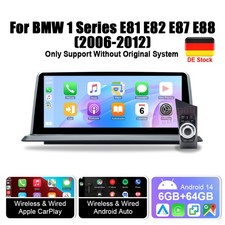 Autoradio 10,25'' Android 4G 8 core 64GB GPS Navi iDrive per BMW Serie 1 E81 E82 E87