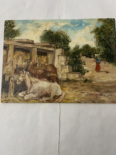 Quadro scena campestre - scena,
