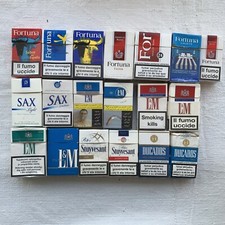 Lotto 19 Pacchetti Sigarette Vuoti FORTUNA/SAX/L&M/STUYVESANT/DUCADOS  #4