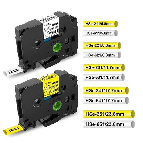 Nastro etichetta mm tubo - 6-24,