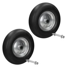 2 x Ruota per carriola gomma