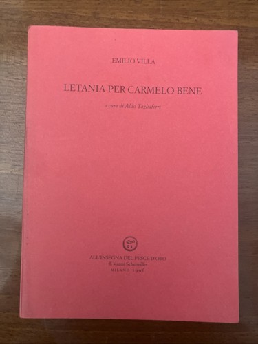 Emilio villa letania per - villa,