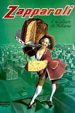 Poster Manifesto Locandina Pubblicità Panettone Zapparoli Milano Stampa 32x47 Cm