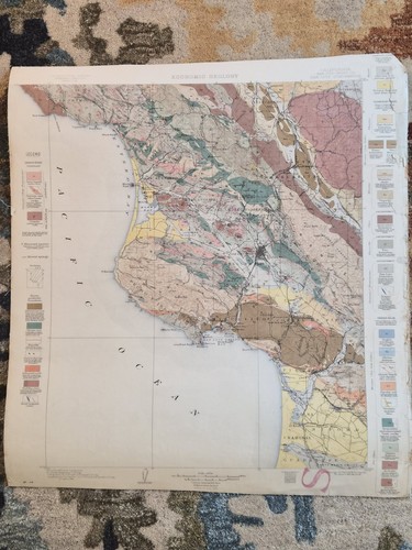 Antica mappa geologia