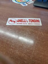 ADESIVO VINTAGE AUTOCOLLANT ANELLI E TONDINI RICAMVI AUTO - MOTO - FIRENZE