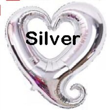 PALLONCINI MYLAR CUORE ARGENTO